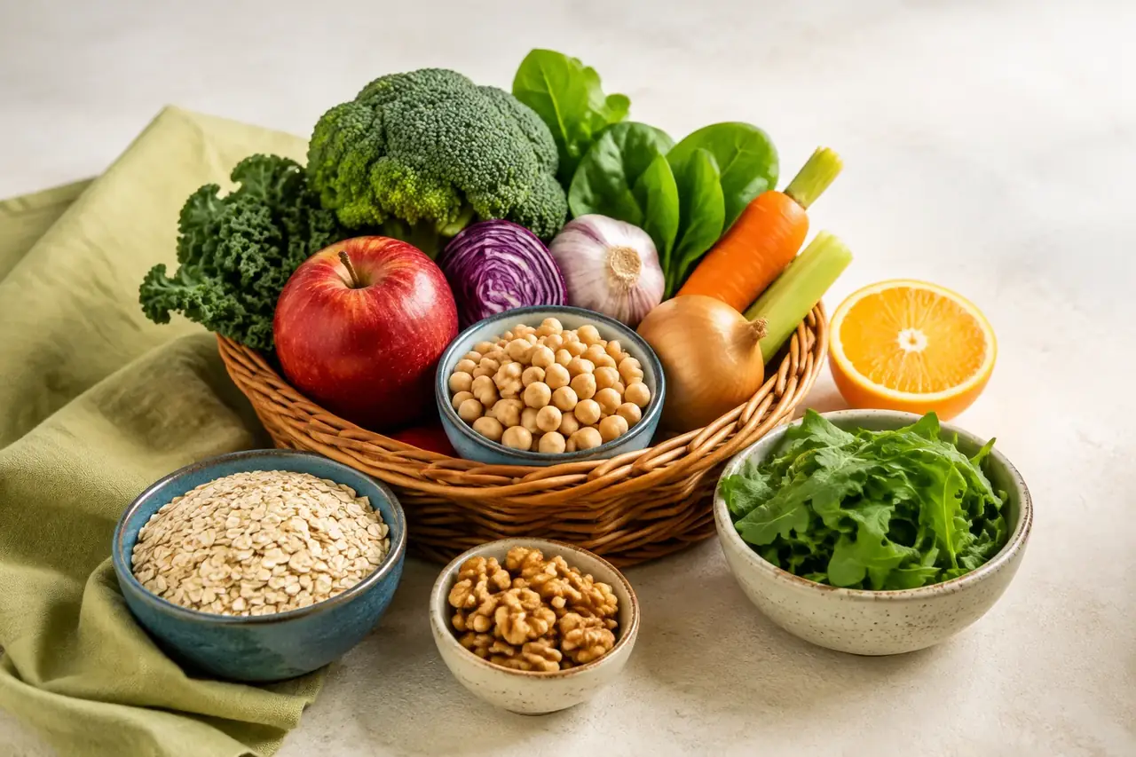 Alimentos para una dieta variada.