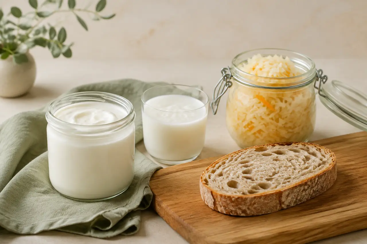 Alimentos para una dieta variada.