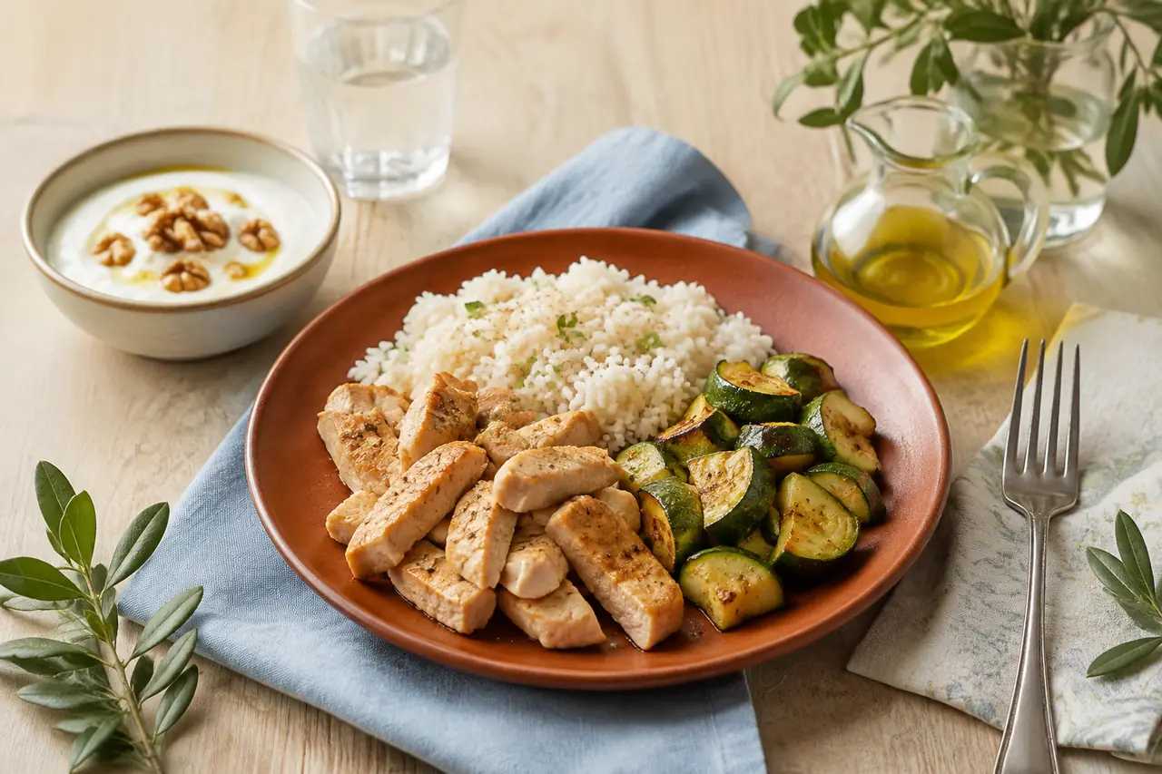 Alimentos para una dieta variada.