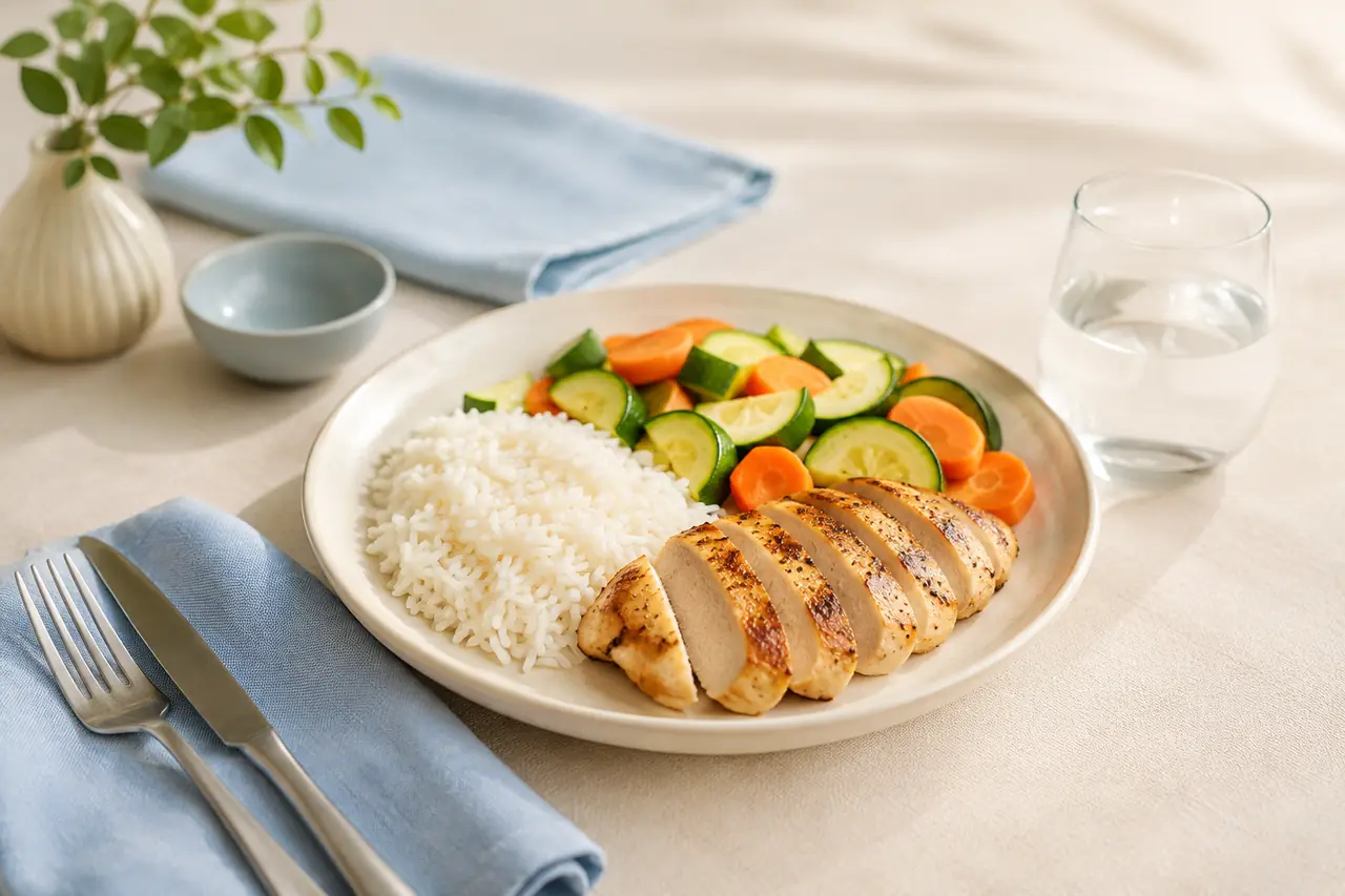 Alimentos para una dieta variada.