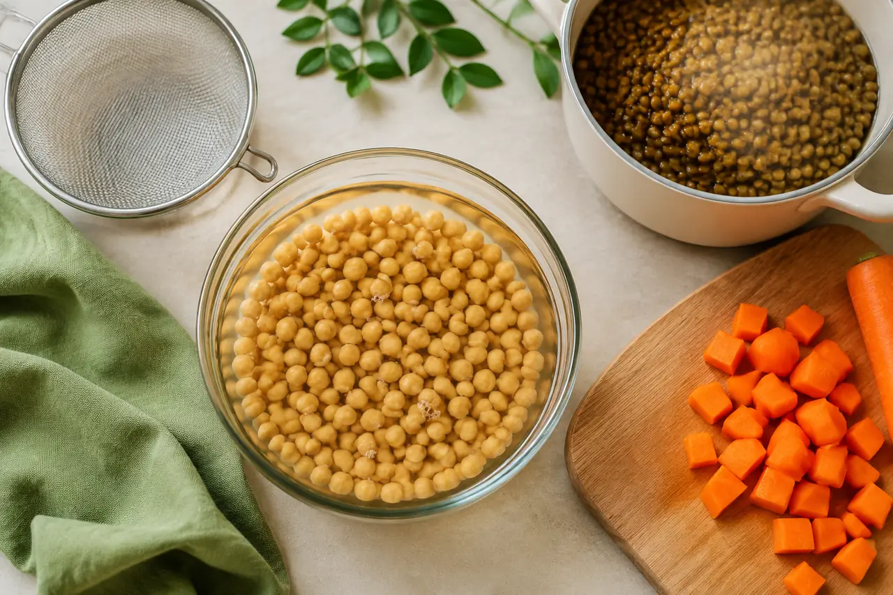 Alimentos para una dieta variada.