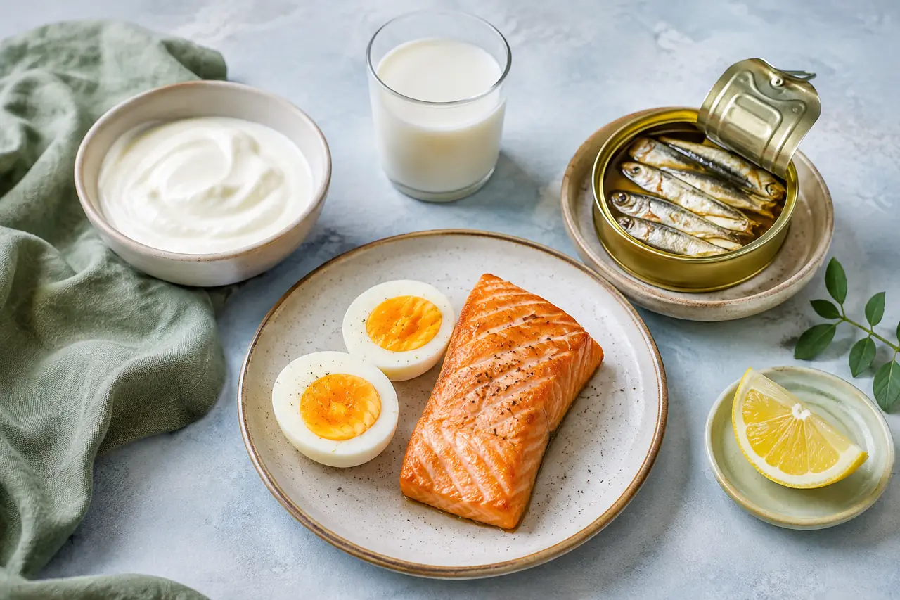 Alimentos para una dieta variada.