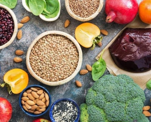 Alimentos para producir globulos rojos ricos en vitamina B12 acido folico y hierro