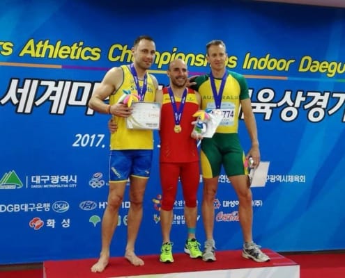 Juan Luis Lopez Campeon del Mundo Atletismo M45 200 400 metros nutricion deportiva